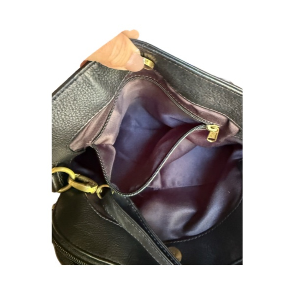 Great American Leatherworks Black Leather Handbag - Picture 9 of 14